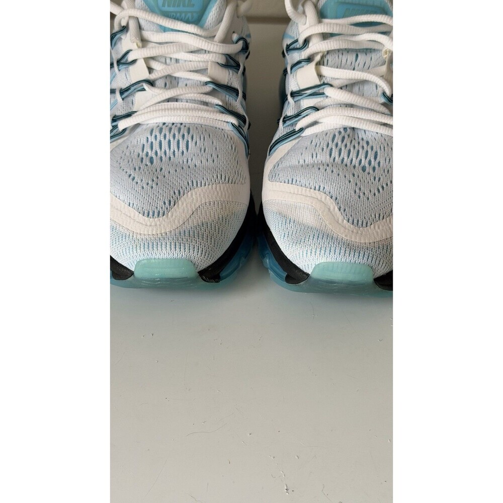 Nike Air Max 2015 White Clearwater Women's Size 9 Running Shoes 698903-104 Blue - Picture 8 of 10